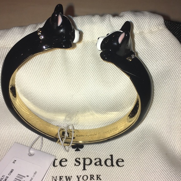 kate spade Jewelry - NWT Kate Spade French Bulldog Bangle